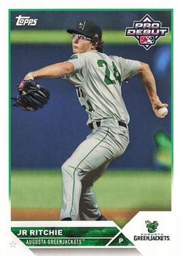 #PD-29 JR Ritchie - Augusta GreenJackets - 2023 Topps Pro Debut Baseball