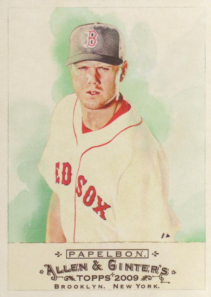 #29 Jonathan Papelbon - Boston Red Sox - 2009 Topps Allen & Ginter Baseball