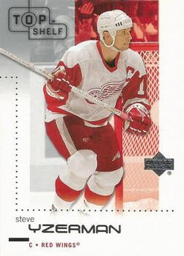 #29 Steve Yzerman - Detroit Red Wings - 2002-03 Upper Deck Top Shelf Hockey