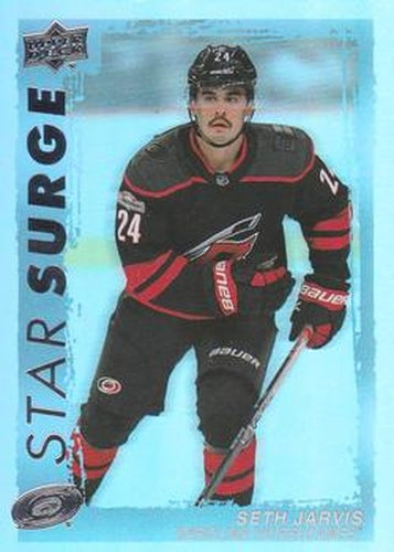 #SS-29 Seth Jarvis - Carolina Hurricanes - 2023-24 Upper Deck - Star Surge Hockey