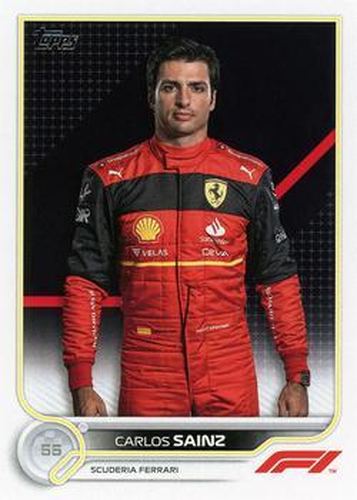 #29 Carlos Sainz - Scuderia Ferrari - 2022 Topps Formula 1 Racing