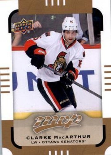#29 Clarke MacArthur - Ottawa Senators - 2015-16 Upper Deck MVP Hockey