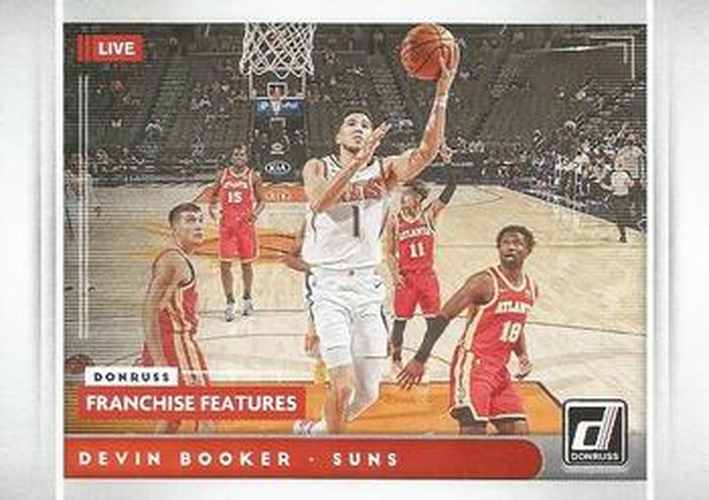 #29 Devin Booker - Phoenix Suns - 2021-22 Donruss - Franchise Features Basketball