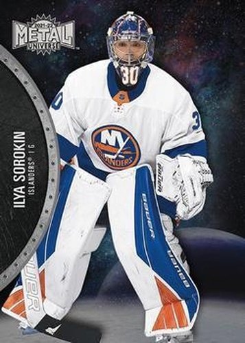 #29 Ilya Sorokin - New York Islanders - 2021-22 Skybox Metal Universe Hockey