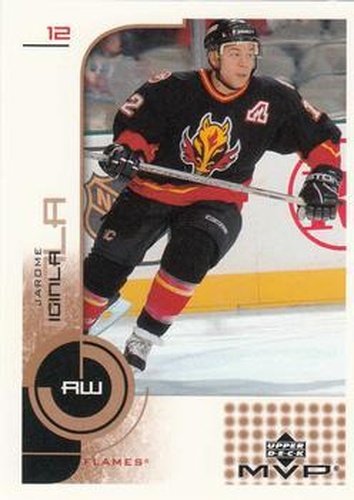 #29 Jarome Iginla - Calgary Flames - 2002-03 Upper Deck MVP Hockey