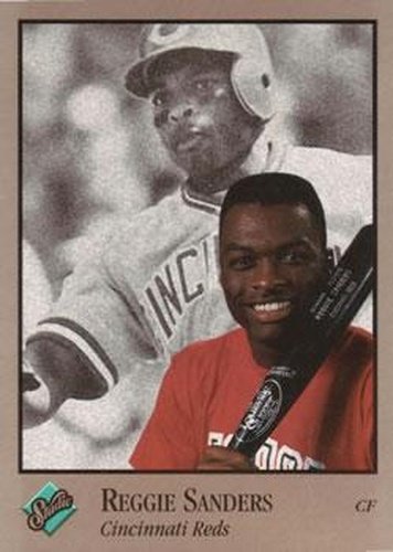 #29 Reggie Sanders - Cincinnati Reds - 1992 Studio Baseball