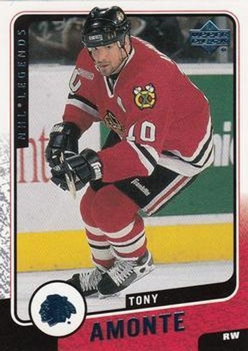 #29 Tony Amonte - Chicago Blackhawks - 2000-01 Upper Deck Legends Hockey