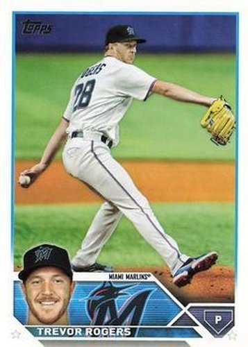 #29 Trevor Rogers - Miami Marlins - 2023 Topps Baseball