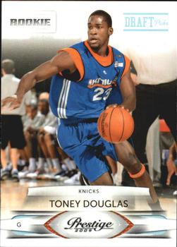 #179 Toney Douglas - New York Knicks - 2009-10 Panini Prestige - Draft Picks Light Blue Basketball