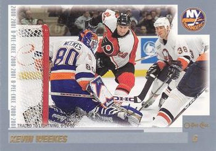 #29 Kevin Weekes - New York Islanders - 2000-01 O-Pee-Chee Hockey