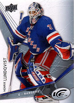 #29 Henrik Lundqvist - New York Rangers - 2008-09 Upper Deck Ice Hockey