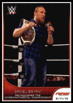 #29 Daniel Bryan - 2016 Topps WWE Road to Wrestlemania Wrestling