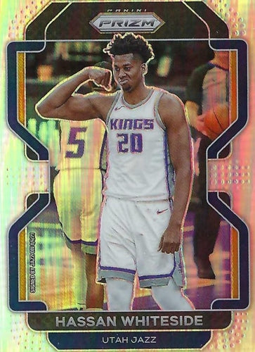 #29 Hassan Whiteside - Utah Jazz - 2021-22 Panini Prizm - Silver Basketball