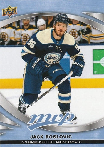 #29 Jack Roslovic - Columbus Blue Jackets - 2023-24 Upper Deck MVP - Ice Battles Hockey