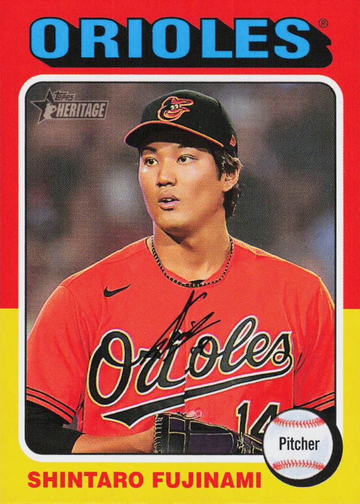 #29 Shintaro Fujinami - Baltimore Orioles - 2024 Topps Heritage Baseball