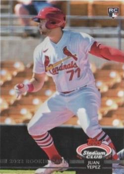 #29b Juan Yepez - St. Louis Cardinals - 2022 Stadium Club Baseball