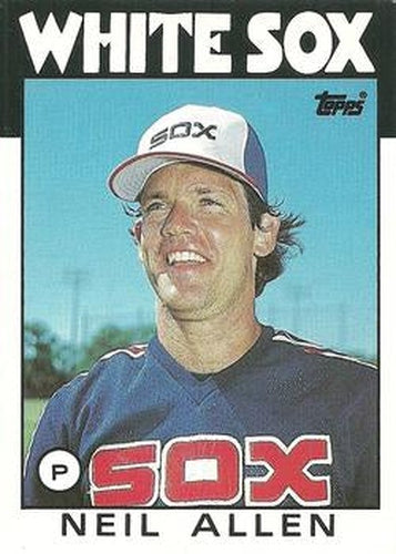 #2T Neil Allen - Chicago White Sox - 1986 Topps Traded Baseball