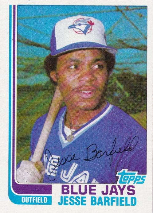 #2T Jesse Barfield - Toronto Blue Jays - 1982 Topps Traded Baseball