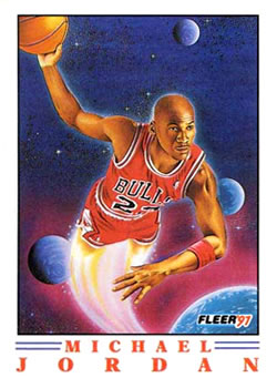 #2 Michael Jordan - Chicago Bulls - 1991-92 Fleer - Pro-Visions Basketball