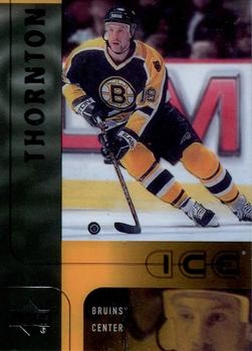 #2 Joe Thornton - Boston Bruins - 2001-02 Upper Deck Ice Hockey