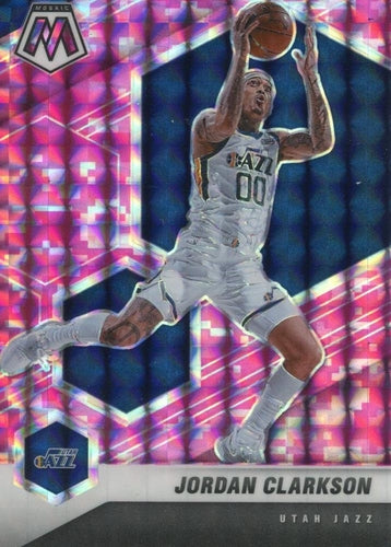 #2 Jordan Clarkson - Utah Jazz - 2020-21 Panini Mosaic - Mosaic Camo Pink Basketball