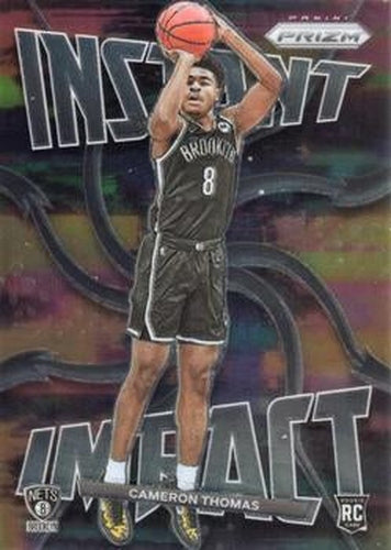 #2 Cameron Thomas - Brooklyn Nets - 2021-22 Panini Prizm - Instant Impact Basketball