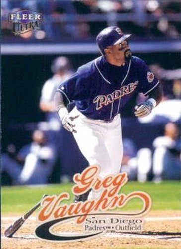 #2 Greg Vaughn - San Diego Padres - 1999 Ultra Baseball