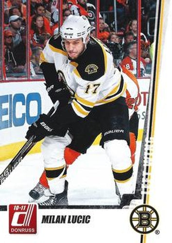 #2 Milan Lucic - Boston Bruins - 2010-11 Donruss Hockey
