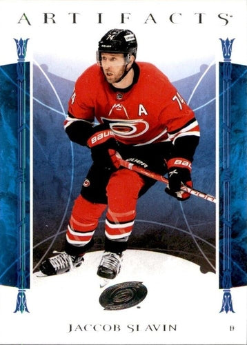 #2 Jaccob Slavin - Carolina Hurricanes - 2022-23 Upper Deck Artifacts Hockey