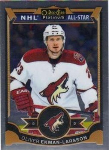#2 Oliver Ekman-Larsson - Arizona Coyotes - 2015-16 O-Pee-Chee Platinum Hockey