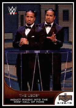 #2 The Usos - 2016 Topps WWE Road to Wrestlemania Wrestling