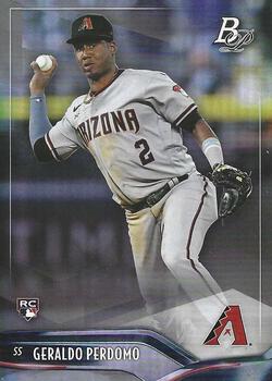 #2 Geraldo Perdomo - Arizona Diamondbacks - 2021 Bowman Platinum Baseball