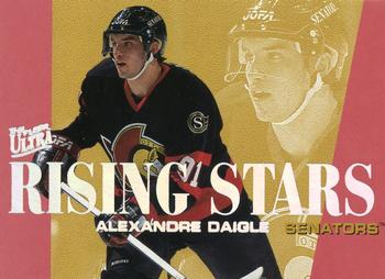 #2 Alexandre Daigle - Ottawa Senators - 1995-96 Ultra - Rising Stars Hockey