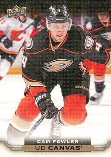 #C2 Cam Fowler - Anaheim Ducks - 2015-16 Upper Deck - UD Canvas Hockey