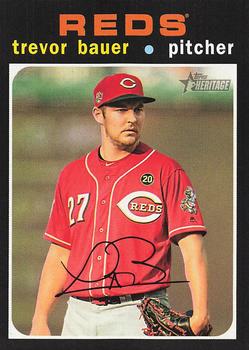 #2 Trevor Bauer - Cincinnati Reds - 2020 Topps Heritage Baseball