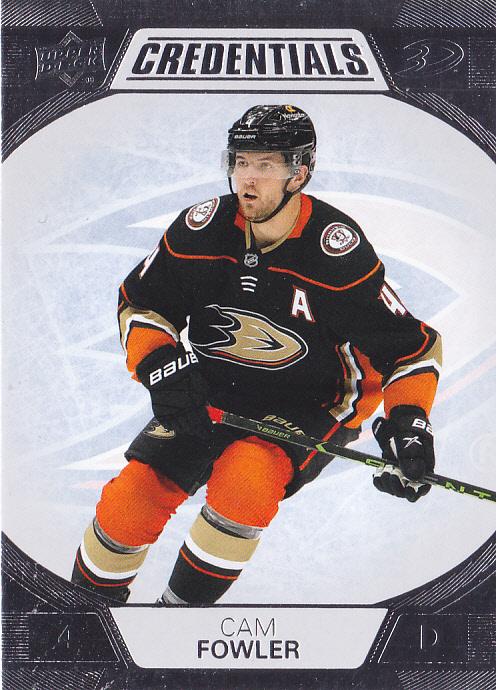 #2 Cam Fowler - Anaheim Ducks - 2022-23 Upper Deck Credentials Hockey