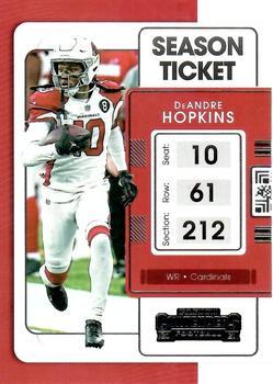 #2 DeAndre Hopkins - Arizona Cardinals - 2021 Panini Contenders Football