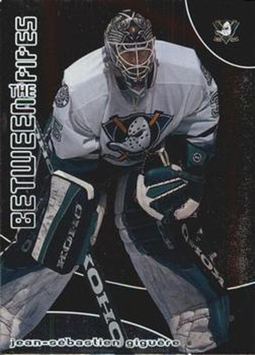 #2 Jean-Sebastien Giguere - Anaheim Mighty Ducks - 2001-02 Be a Player Between the Pipes Hockey
