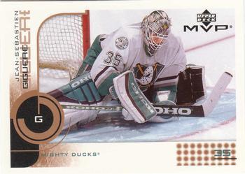 #2 Jean-Sebastien Giguere - Anaheim Mighty Ducks - 2002-03 Upper Deck MVP Hockey