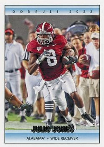 #2 Julio Jones - Alabama Crimson Tide - 2022 Panini Chronicles Draft Picks - Donruss Retro Football
