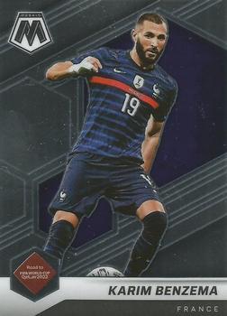 #2 Karim Benzema - France - 2021-22 Panini Mosaic Road to FIFA World Cup Soccer