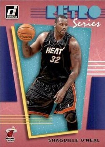 #2 Shaquille O'Neal - Miami Heat - 2019-20 Donruss - Retro Series Basketball