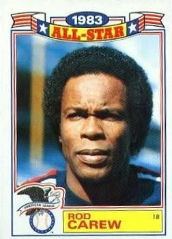#2 Rod Carew - California Angels - 1984 Topps - Glossy All-Stars Baseball