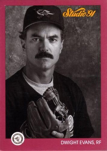 #2 Dwight Evans - Baltimore Orioles - 1991 Studio Baseball