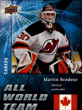 #AW2 Martin Brodeur - New Jersey Devils - 2009-10 Upper Deck - All World Team Hockey