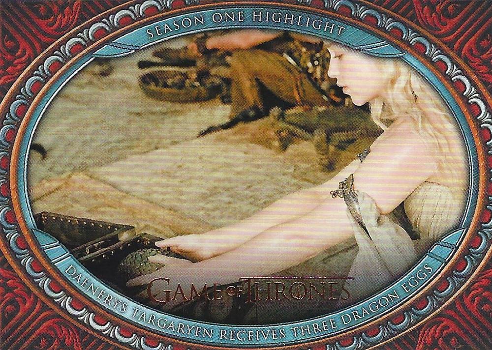 #2 Daenerys Targaryen Receives Three Dragon Eggs - 2022 Rittenhouse Game of Thrones