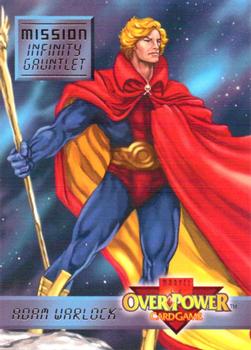 #2 Adam Warlock - "The Soul" - 1997 Fleer Spider-Man - Marvel OverPower Mission Infinity Gauntlet