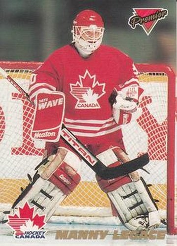 #2 Manny Legace - Canada - 1993-94 O-Pee-Chee Premier - Team Canada Hockey