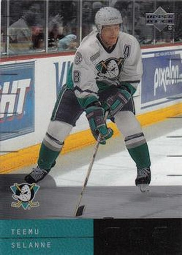 #2 Teemu Selanne - Anaheim Mighty Ducks - 2000-01 Upper Deck Ice Hockey