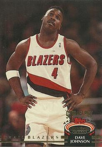 #300 Dave Johnson - Portland Trail Blazers - 1992-93 Stadium Club Basketball